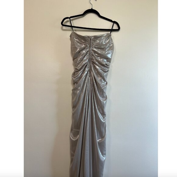 NWT GUESS BY MARCIANO Judy Iridescent Gown dress size 2 - Picture 8 of 9